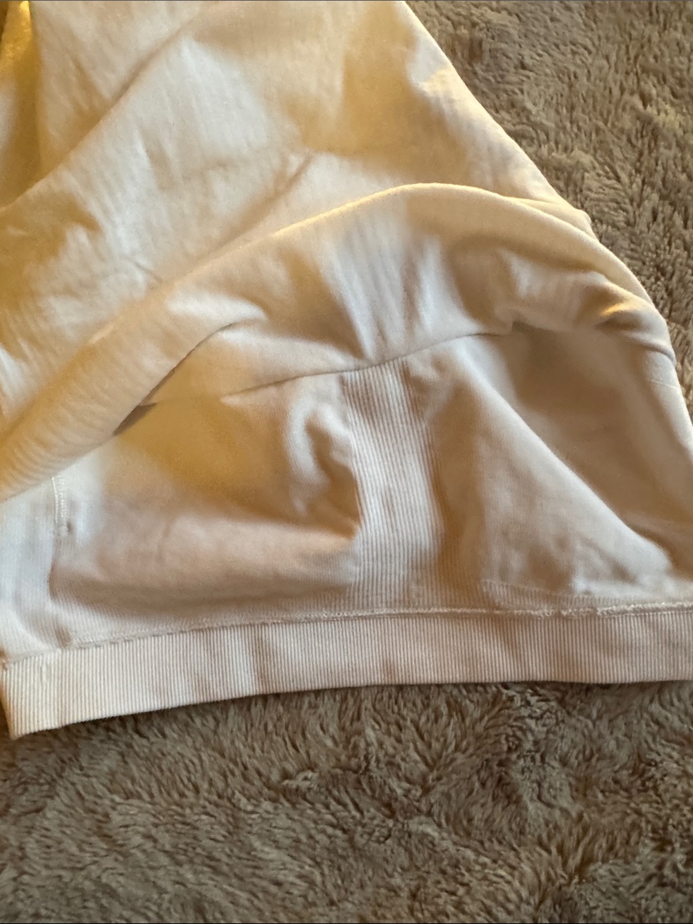 lululemon athletica White Ribbed Racerback Tank - Picture 4 of 6